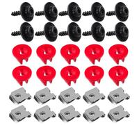 Swpeet 10 ensembles moteur Splash Shield Guard sous-plateau couverture vis boulon écrou clip kit, Torx Pan tête robinage vis, écrou U pour Ford Escape Focus Transit Connect Edge Fusion Explorer C-Max