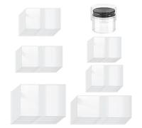 Swpeet 1200pcs 6 Yards 1.37 pouces 1.5 pouces 1.8 pouces 1.9 pouces 2.2 pouces 2.4 pouces transparent PVC thermorétractable Pack bouteille rétractable bande Product combo, perforé bouteille