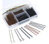 Swpeet 360 Pieces 2 Styles Kit d'epingles a cheveux comprenant 216pcs Bobby epingles et 144pcs U epingles a cheveux Clips de cheveux avec bote d