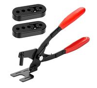 Swpeet 3pcs 10 pouces pince de démontage de suspension d'échappement et Kit en caoutchouc de suspension d'échappement de 4 trous, outil de démontage universel de suspension de silencieux d'isolation