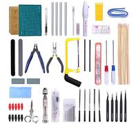 Swpeet 87Pcs Gundam Modeler Basic Tools, Gundam Model Tools Kit Perfect for Model Kit Building Beginner Hobby Model Assemb.