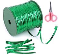 Swpeet Doré 360 metres métallique Twist Ties Idéal pour Candy Sac à pain Cravate Mariage Cookie Cadeau Buffet d'Saint Valentin chocolats Vert