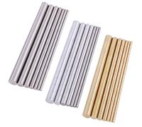 Swpeet Kit de 21 tiges rondes en métal, 3 types de matériaux métalliques y compris l'acier inoxydable, parfait pour les outils de bricolage - Diamètre 2 mm-8 mm, longueur 100 mm.