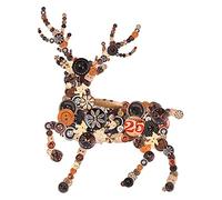 Swpeet Lot de 1 000 boutons de Noël ronds en résine de noix de coco à 2 et 4 trous pour décoration de Noël, projets d'art et d'artisanat, décoration de bricolage - Coquille de noix de coco