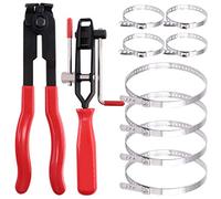 Swpeet Lot de 10 pinces de serrage pour joint de coffre - Pince à serre-joint - Outil de bande de voiture - Pince pour essieu de tuyau automobile - Outil de serrage pour la plupart des voitures