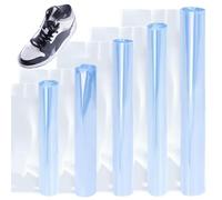Swpeet Lot de 190 sacs thermorétractables en PVC transparent 5 tailles 7,87pouces 9,84pouces - Kit de bandes thermorétractables perforées pour bain
