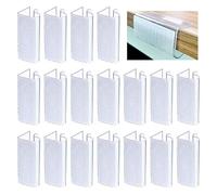 Swpeet Lot de 30 clips pour plinthes de table de 1,9 cm à 2,5 cm avec crochet et boucle - Parfaits pour mariage, maison, réunion, fête, pique-nique, terrasse, banquet,