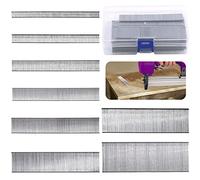 Swpeet Lot de 4 000 clous de finition droits galvanisés multi-longueurs (assortiment de 4 000 pièces)
