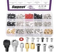 Swpeet Lot de 450 vis pour ordinateur - Pour carte mère, disque dur, disque dur, ventilateur, PC