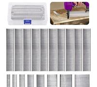 Swpeet Lot de 5 000 clous de finition droits galvanisés multi-longueurs (F30 (3,8 cm)