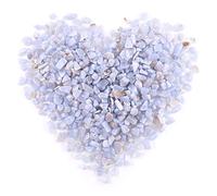 Swpeet Petits copeaux de calcédoine bleue de 0,5 kg - Pierres de forme irrégulière - Parfait pour la fabrication de bijoux et la décoration de la maison, Pierre