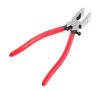 Swpeet Pince robuste pour porte-clés, pince en métal et verre avec mâchoires incurvées, pince de course en studio, embouts en caoutchouc, parfaite pour l'installation de matériel de porte-clés et