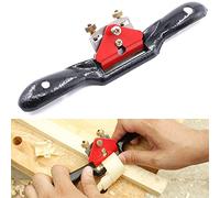 Swpeet - Vastringue réglable de 25,4 cm avec base plate, lame en métal - Outil à main parfait pour le travail du bois et la menuiserie