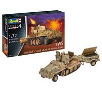 Sws With Flak 43 Et Sd.Ah.58 Ammo Remorque 1:72 Plastique Model Kit Revell