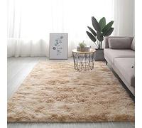 Swsen Tapis Salon Shaggy Moelleux- Tapis de Salon de Style Moderne Résistant à la Tache - Tapis Chambre en Et Coloris Différentes Tailles, Dimension: 80 x 200cm, Couleur: Beige