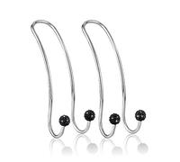 SWSMYZFF Crochet de Siège de Voiture, pour Toyota Handlander 7seats 2020-(with Or Without Ears on The Left) Utilisation Polyvalente Crochets Dossier de Siège,Black