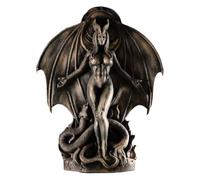 Swtgaah Lilith Inanna Statue de Déesse Gothique Résine Artisanat Halloween Décorations Maison Cadeaux Lilith Déesse