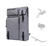 SWTHM Starlink Gen 3 Sac de voyage 2 en 1 Sac à dos à double épaule avec 3 poches de rangement extérieures pour satellite Starlink Gen 3 et accessoires pour camping, camping-car, voyage et utilisation