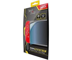 SWTICH Steelplay Screen Protection Kit 9H Tempered Glass - Switch Game NEUF