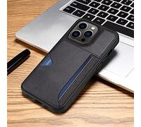 SWTKO Coque Compatible avec Iphone 14 Pro Max Etui Portefeuille en Cuir avec Porte Cartes Pare-Chocs en TPU Antichoc Housse de Protection Mince,Noir,for 14 Pro