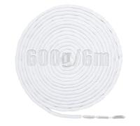 SWTYExt 600 g de bande de plomb pour rideaux lourd, 100 g/m, env. 6 m de long, bande lestée pour rideaux d'extérieur, moustiquaire, suspension plissée, accessoires de rideaux