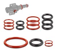 SWTYExt Lot de 15 joints d'étanchéité pour groupe café Philips Saeco Ancable - En silicone - Kit d'entretien pour valve de support, soupape à vapeur, soupape d'écoulement - Pour machine à café -