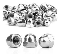 SWTYExt M8 Ecrou Borgne Inox 25 Pièces Ecrou Borgne Hexagonal DIN 1587