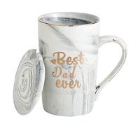 Swuut Best papa ever Coffee Cup 400 ML, fun gifts for Papa's birthday, New Baby, First Baby and future Daddy