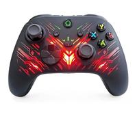 SWVOE Télécommande de jeu X Box 1 pour toutes les séries de X-Box One Host et PC Win10+ avec boutons de programmation, turbo, lumière LED et prise audio, mise à niveau du micrologiciel requise par un