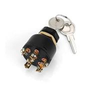 SWVYDC allumage Moteur Bouton Interrupteur d'allumage et de démarrage 12 V à 3 Voies avec 2 clés, Compatible avec Les Moteurs Hors-Bord Mariner et Mercury avec Starter Démarrage Commutateur