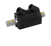 SWVYDC Bobine d'Allumage Bobine d'allumage pour Harley Big Twin 1970 - 1998 Touring FLH Dyna FXD Sportster 883, 3Ohm/5Ohm, Double Sortie de feu 12V Pièces Automobiles(3Ohm Ignition Coil)