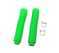 SWVYDC Capuchon d'écrou de Tige Fourche Avant de Moto 30 mm, Soufflet en Caoutchouc Vert, Housse Anti-poussière Universelle pour Moto Tout-Terrain Soufflet de Fourche Moto