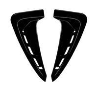 SWVYDC Kit de Garniture d'autocollant branchies Requin Couvercle d'aération d'aile de Garde-Boue latéral Avant de Voiture adapté pour BMW X5 F15 2014-2018(Gloss Black)