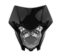 SWVYDC Motorcycle front light bar Convient pour Honda CRF 150 230 250 300 450 Accessoires de phares universels Phare de moto Phare universel Motorcycle off-road lights(Halogen Black)