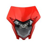 SWVYDC Motorcycle front light bar Convient pour Honda CRF 150 230 250 300 450 Accessoires de phares universels Phare de moto Phare universel Motorcycle off-road lights(ED Red)