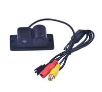 SWVYDC Parking Radar d'Alerte Alarme sonore 2 en 1, capteur de stationnement vidéo de recul pour Voiture, système Radar avec caméra de stationnement arrière CCD Capteur PDC Stationnement