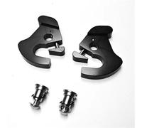 SWVYDC Sissy Bar Amovible Kit de Clips de Fixation rotatifs Amovibles Noirs pour Barre Sissy, Compatible avec la série Harley Davidson Coussin de Dossier arrière