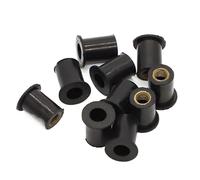 SWXYGMD Style de Moto 10pc M5 Caoutchouc Bien écrou Pare-Brise carénage Boulon Kit Pare-Brise en Plastique Boulon for Honda Kawasaki Yamaha Kawasaki Ducati for BMW