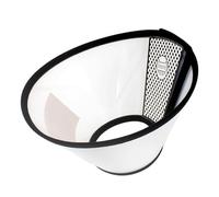 SWYSGS Collerette pour Chien, Anti-Morsure Cône Collerettes, Protection Collier,Convient aux petits chiens, Protecteur de Cône De Cou Réglable, Se Baigner, Couper Les Ongles (15-18cm)