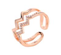 SWZEC Amare Jewels Bague Ajustable - À ma soeur - Je serai toujours à tes côtés (Pink)