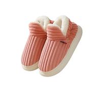 SWZEC JUBILISTO Chaussons Chauds & Douillets Pantoufles Chaudes Femme & Homme Ultra-Confort LightInTheBox Pantoufles (38,Rose,39)