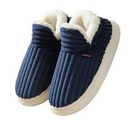 SWZEC JUBILISTO Chaussons Chauds & Douillets Pantoufles Chaudes Femme & Homme Ultra-Confort LightInTheBox Pantoufles (38,Bleu,39)