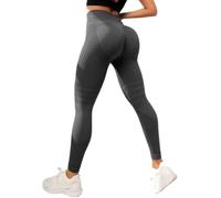 SWZEC Leonie & Co 3D Anti-Cellulite Legging(Dark Gray,2XL)