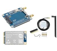 SX1302 915M LoRaWAN Passerelle HAT compatible avec Raspberry Pi 5/4B/3B/Zero/Zero W/Zero 2W/Pico/Pico W/Pico W/Pico 2, Prise Mini-PCIE, transmission longue portée, grande capacité