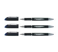 Uni Roller Jetstream pointe moyenne de 1 mm - corps noir encre bleue