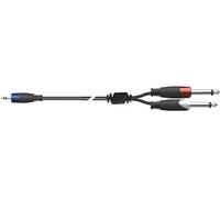 SX303K Cable Strix Minijack Stereo 2 X Jack Mono 3 M Câbles adaptateur
