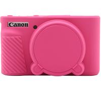 SX740 Soft Silicone Protective Case Cover for Canon PowerShot SX740/SX730 with Removable Lens-Pink