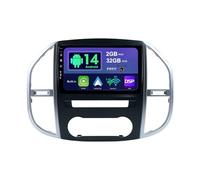 SXAUTO 10.1 Pouce Autoradio pour Benz Vito 3 W447 (2014-2020) GPS Navigation - sans Fil Carplay Android Auto - Caméra arrière - Android 14-2 Din - Dab Volant Split-Screen Bluetooth Dual-Band WiFi