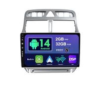 SXAUTO 9 Pouce Autoradio pour Peugeot 307 SW CC (2002-2013) GPS Navigation - sans Fil Carplay Android Auto - Caméra arrière - Android 14-2 Din Dab Volant DSP Split-Screen Bluetooth Dual-Band WiFi