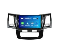 SXAUTO 9 Pouce Autoradio pour Toyota Fortuner 1 AN50 AN60 HILUX Revo Vigo (2008-2014) GPS Navigation - sans Fil Carplay Android Auto - Caméra arrière - Android 14-2 Din Dab Volant DSP Split-Screen